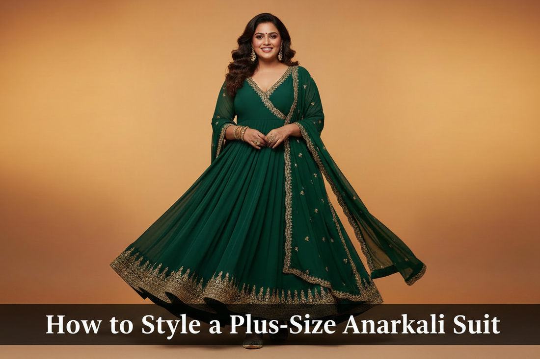 How to Style a Plus-Size Anarkali Suit