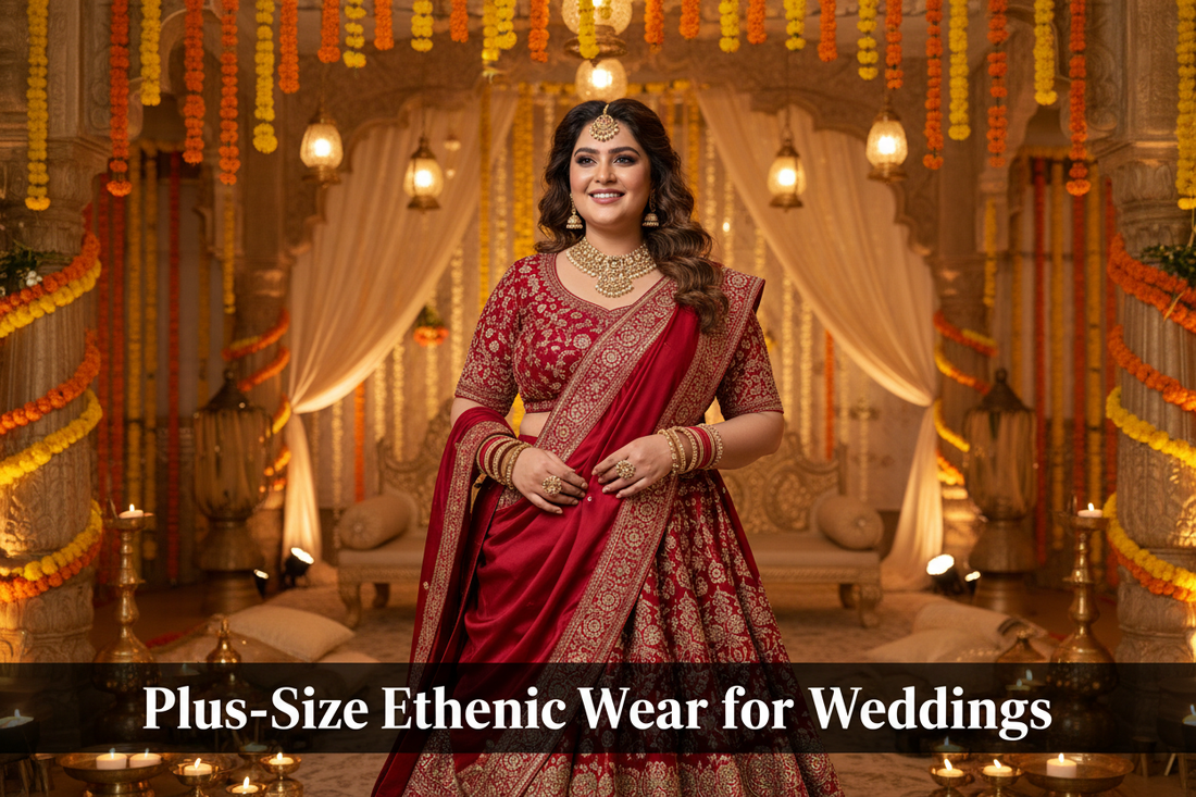 Plus-Size Ethnic Wear for Weddings: What to Wear & How to Style It
