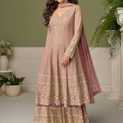 Light-Link Embroidery Real Georgette Salwar Suit