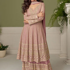Light-Link Embroidery Real Georgette Salwar Suit